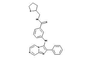 3-[(2-phenylimidazo[1,2-a]pyrazin-3-yl)amino]-N-(tetrahydrofurfuryl)benzamide
