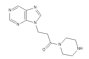 1-piperazino-3-purin-9-yl-propan-1-one