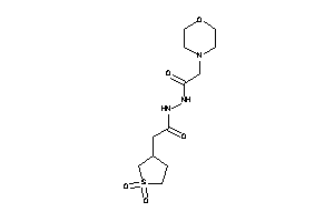 2-(1,1-diketothiolan-3-yl)-N'-(2-morpholinoacetyl)acetohydrazide