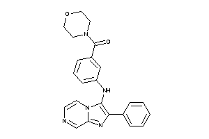 Morpholino-[3-[(2-phenylimidazo[1,2-a]pyrazin-3-yl)amino]phenyl]methanone