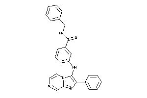 N-benzyl-3-[(2-phenylimidazo[1,2-a]pyrazin-3-yl)amino]benzamide