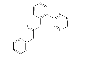 2-phenyl-N-[2-(1,2,4-triazin-6-yl)phenyl]acetamide