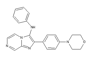 [2-(4-morpholinophenyl)imidazo[1,2-a]pyrazin-3-yl]-phenyl-amine