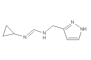 N'-cyclopropyl-N-(1H-pyrazol-3-ylmethyl)formamidine