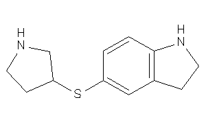 5-(pyrrolidin-3-ylthio)indoline