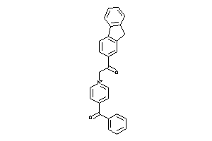 2-(4-benzoylpyridin-1-ium-1-yl)-1-(9H-fluoren-2-yl)ethanone