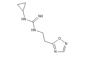 1-cyclopropyl-3-[2-(1,2,4-oxadiazol-5-yl)ethyl]guanidine