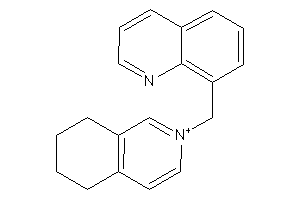 8-(5,6,7,8-tetrahydroisoquinolin-2-ium-2-ylmethyl)quinoline