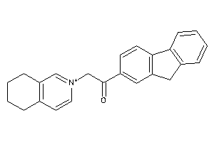 Image of 1-(9H-fluoren-2-yl)-2-(5,6,7,8-tetrahydroisoquinolin-2-ium-2-yl)ethanone