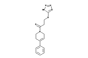 1-(4-phenyl-3,6-dihydro-2H-pyridin-1-yl)-3-(1H-tetrazol-5-ylthio)propan-1-one