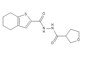 N'-(4,5,6,7-tetrahydrobenzothiophene-2-carbonyl)tetrahydrofuran-3-carbohydrazide