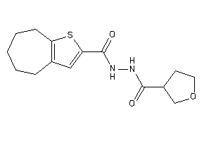 N'-(5,6,7,8-tetrahydro-4H-cyclohepta[b]thiophene-2-carbonyl)tetrahydrofuran-3-carbohydrazide