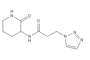 N-(2-keto-3-piperidyl)-3-(triazol-1-yl)propionamide