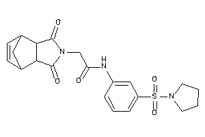 2-(diketoBLAHyl)-N-(3-pyrrolidinosulfonylphenyl)acetamide