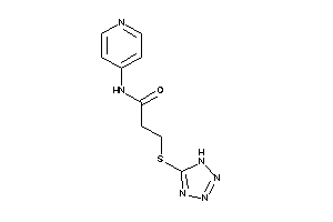 N-(4-pyridyl)-3-(1H-tetrazol-5-ylthio)propionamide