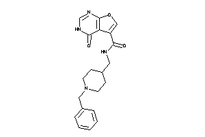 N-[(1-benzyl-4-piperidyl)methyl]-4-keto-3H-furo[2,3-d]pyrimidine-5-carboxamide