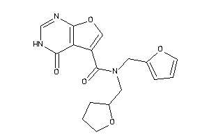 N-(2-furfuryl)-4-keto-N-(tetrahydrofurfuryl)-3H-furo[2,3-d]pyrimidine-5-carboxamide