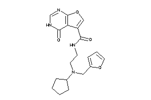 N-[2-[cyclopentyl(2-furfuryl)amino]ethyl]-4-keto-3H-furo[2,3-d]pyrimidine-5-carboxamide