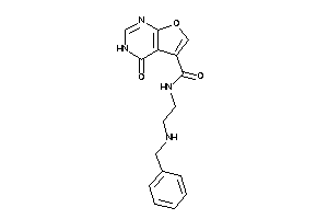 N-[2-(benzylamino)ethyl]-4-keto-3H-furo[2,3-d]pyrimidine-5-carboxamide