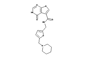 4-keto-N-[[5-(piperidinomethyl)-2-furyl]methyl]-3H-furo[2,3-d]pyrimidine-5-carboxamide