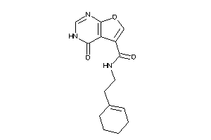 N-(2-cyclohexen-1-ylethyl)-4-keto-3H-furo[2,3-d]pyrimidine-5-carboxamide