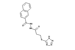 N'-[3-(1H-tetrazol-5-ylthio)propanoyl]naphthalene-2-carbohydrazide