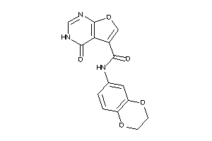 N-(2,3-dihydro-1,4-benzodioxin-6-yl)-4-keto-3H-furo[2,3-d]pyrimidine-5-carboxamide