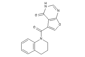 5-(3,4-dihydro-2H-quinoline-1-carbonyl)-3H-furo[2,3-d]pyrimidin-4-one