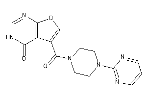 5-[4-(2-pyrimidyl)piperazine-1-carbonyl]-3H-furo[2,3-d]pyrimidin-4-one