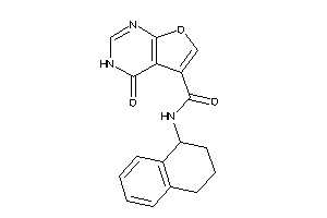 4-keto-N-tetralin-1-yl-3H-furo[2,3-d]pyrimidine-5-carboxamide