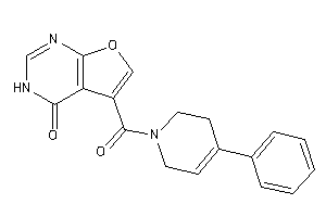 5-(4-phenyl-3,6-dihydro-2H-pyridine-1-carbonyl)-3H-furo[2,3-d]pyrimidin-4-one