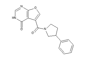 5-(3-phenylpyrrolidine-1-carbonyl)-3H-furo[2,3-d]pyrimidin-4-one