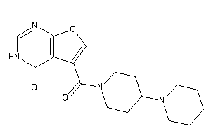 5-(4-piperidinopiperidine-1-carbonyl)-3H-furo[2,3-d]pyrimidin-4-one