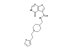 4-keto-N-[[1-[2-(2-thienyl)ethyl]-4-piperidyl]methyl]-3H-furo[2,3-d]pyrimidine-5-carboxamide