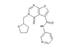 4-keto-N-(3-pyridyl)-3-(tetrahydrofurfuryl)furo[2,3-d]pyrimidine-5-carboxamide