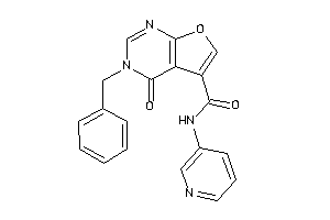 3-benzyl-4-keto-N-(3-pyridyl)furo[2,3-d]pyrimidine-5-carboxamide