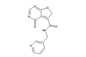Image of 4-keto-N-(3-pyridylmethyl)-6H-furo[2,3-d]pyrimidine-5-carboxamide