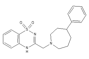 3-[(4-phenylazepan-1-yl)methyl]-4H-benzo[e][1,2,4]thiadiazine 1,1-dioxide