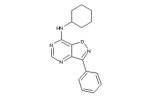 Image of Cyclohexyl-(3-phenylisoxazolo[4,5-d]pyrimidin-7-yl)amine