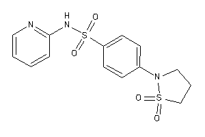 4-(1,1-diketo-1,2-thiazolidin-2-yl)-N-(2-pyridyl)benzenesulfonamide