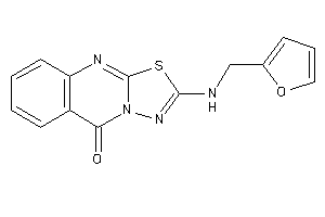 Image of 2-(2-furfurylamino)-[1,3,4]thiadiazolo[2,3-b]quinazolin-5-one