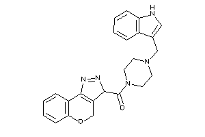 3,4-dihydrochromeno[4,3-c]pyrazol-3-yl-[4-(1H-indol-3-ylmethyl)piperazino]methanone