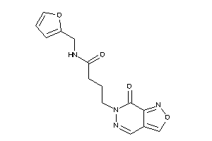 N-(2-furfuryl)-4-(7-ketoisoxazolo[3,4-d]pyridazin-6-yl)butyramide