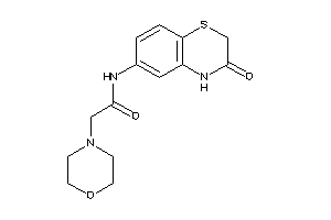 N-(3-keto-4H-1,4-benzothiazin-6-yl)-2-morpholino-acetamide