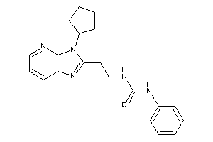 1-[2-(3-cyclopentylimidazo[4,5-b]pyridin-2-yl)ethyl]-3-phenyl-urea