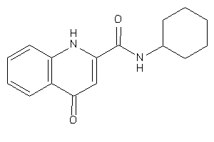 N-cyclohexyl-4-keto-1H-quinoline-2-carboxamide