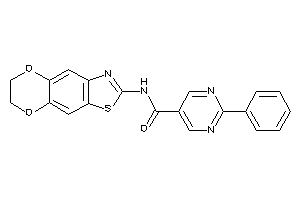 N-(6,7-dihydro-[1,4]dioxino[2,3-f][1,3]benzothiazol-2-yl)-2-phenyl-pyrimidine-5-carboxamide