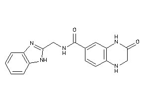 N-(1H-benzimidazol-2-ylmethyl)-3-keto-2,4-dihydro-1H-quinoxaline-6-carboxamide