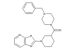 (4-benzylpiperazino)-(1-thiazolo[5,4-b]pyridin-2-yl-3-piperidyl)methanone