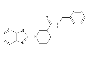 N-benzyl-1-thiazolo[5,4-b]pyridin-2-yl-nipecotamide